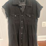 VICI COPY -  collared denim button-down dress Photo 0