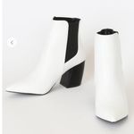 Lulus Lulu’s Cecy White Pointed Toe Ankle Booties 9 Photo 2