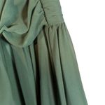 Azazie  Green Chiffon Formal Long Maxi Prom Bridesmaid Dress Women Sz A2 Photo 10
