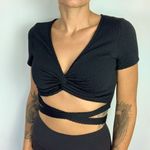 Urban Outfitters Tasha Twist Front Wrap Top • Sz M Photo 3