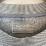 Everlane  100% Organic Cotton Sweatshirt Womens Size Medium Crewneck Grey Gray Photo 2