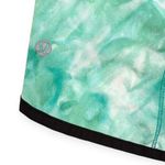 Lululemon  | Size 8 | Run Speed Short Spray Dye White Blue Tropics / Black Photo 10