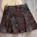 Brandy Melville  John galt‎ vintage couch floral 90’s Aline button front skirt Photo 0