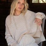 POL Beige Pullover Long Sleeve Crop Hoodie Size Large Photo 0