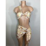 l*space New. L* floral one shoulder twist bikini top. Small. Retails $114 Photo 12