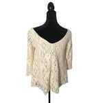 American Eagle  Sheer Floral Lace Top Women Size XS Mesh Flowy Romantic‎ Coquette Photo 4