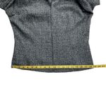 Positive Attitude Fitted Tweed Blazer Jacket Blue White Full Zip Preppy Work Size 10 Photo 10