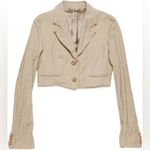 Acne Studios  Crinkle Finish Cropped Suit Jacket Photo 1