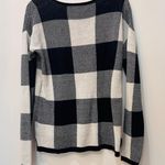 Old Navy Woman’s blue white buffalo sweater sz Small Photo 2