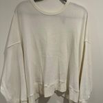 Oversize Ivory Crewneck White Size L Photo 0