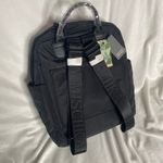 Badgley Mischka  Black NWT Computer Backpack Bag Nylon Wool Plaid Tweed‎ Photo 1