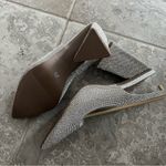 Bar III NWT  Arrica Slingback Pumps, Silver Bling Size 7M New in Box Retail $89.5 Photo 5