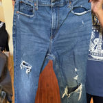 Abercrombie & Fitch Abercrombie Ankle Straight Ultra High-Rise Photo 0