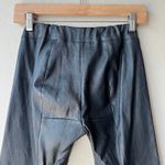 The Row  Lambskin Leather Black Leggings Pull-On Biker Moto Leggings Size Small Photo 7