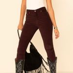 Levi's purple moleskin wedgie skinny jeans size 10 Photo 7