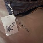 Forever 21 Blue and White Denim Lace Trim Swim Bra Photo 6