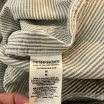 Outerknown  Olive Green Stripe Linen Blend Station Jumpsuit Size Medium‎ Photo 5