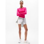 Athleta New S Momentum Seamless Top Dahlia Pink Small Long Sleeve Photo 2