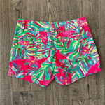 Lilly Pulitzer Pomegranate Jungle Tumble Callahan Shorts Photo 2
