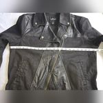 Buffalo David Bitton Black Denim & Faux Leather Jacket Size XL Photo 3