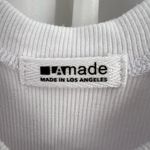 LA Made  Dress Medium Tank Dress Ribbed Knit Ruched Bodycon New Photo 2