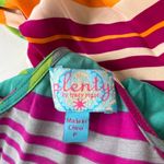Plenty By Tracy Reese PLENTY Tracy Reese 100% Silk Striped Mini Dress Sz Small Anthropologie Rainbow Photo 10