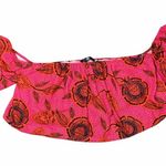 Missguided  Print Bardot Crop Top Photo 1