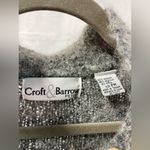 Croft & Barrow Vintage Wool Blend Sweater Jacket Grey Medium Petite Photo 2