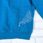 Cocoa Authentic Vintage Blue Butterfly Graphic Hoodie Sweatshirt M/L Size L Photo 5