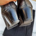 Saint Laurent Wyatt women’s croc embossed gray leather ankle boot IT 37.5 US 7.5 Photo 5