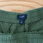 J.Crew  Olive Green Women's Linen Cargo Shorts Photo 1