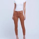 L'Agence  Margot High Rise Skinny Jean in Java Coated Size 24 in Java Coated Photo 12