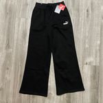 Puma Black High Rise Wide Leg Sweatpants. Photo 0
