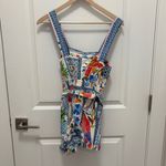 Farm Rio NWT  Tropical Tiles Romper made from 100% cotton. Photo 8