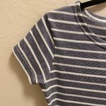 Sail To Sable  Nautical Striped Short Sleeve Mini Dress Photo 2