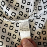 Black and White Kimono Size L White Size L Photo 7