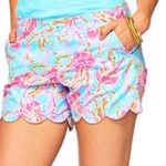 Lilly Pulitzer Buttercup Shorts In Jellies Be Jammin Print 00 Photo 1