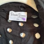 Beach Bunny  Black Eyelet Button Down Shirt Photo 1