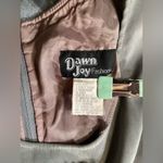 Vintage Gray Dress With Metal Accent & Zip Up Back 7/8 Photo 8