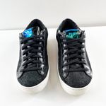 P448  John Sparkle Glitter Skateboard Shoes Sneakers Black 37 / 7 Photo 3