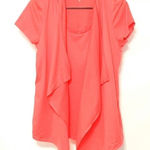 6 by six shirt cardigan attached waterfall Pink Photo 0