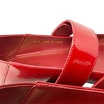 Valentino Garavani  VLogo Patent Leather Mary Jane Ballet Red Flats Size 39.5 Photo 4