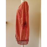 American Rag Cardigan Women Medium Cie Boho Kimono Open Front Fringe Tie Dye Size undefined Photo 8