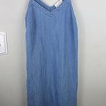 Universal Threads Universal Thread 100% Lyocell Chambray Slip Dress XS Light Denim Blue Adjustable Photo 0