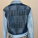 Levi's Levi’s denim trucker jacket with black overlay Photo 2