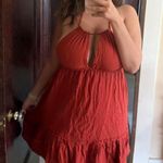 Princess Polly Halter Dress Orange Size none Photo 4