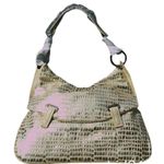 Donald Pliner Tricolor Metallic Patent Shoe Sleek Peep Toe Pump New NWT $315 Gold Size 9.5 Photo 3