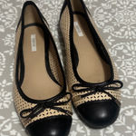 Geox  Chic Black and Tan Women's Ballet Flats Photo 0