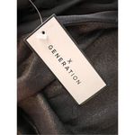 Audrey 3+1 Audrey 3+1 Black Gold Shimmer Halter Dress SMALL NWT Holidays Festive Cocktail Photo 8