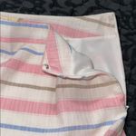 Altar'd State Altar’d State women’s size large striped pink blue lined skirt zips up side NWT Photo 8